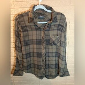 Rails Plaid Shirt - Brown and Black